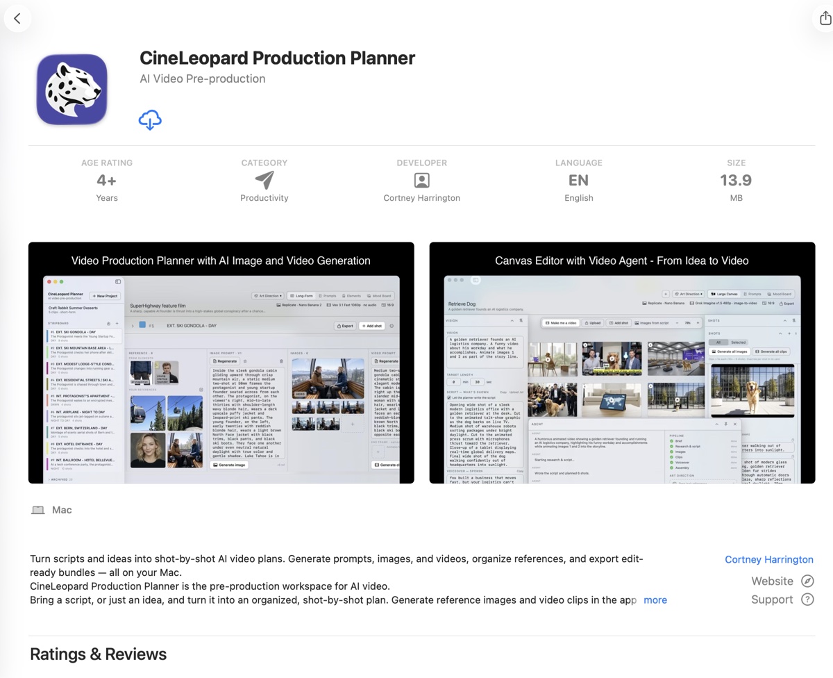 CineLeopard Production Planner screenshot 8
